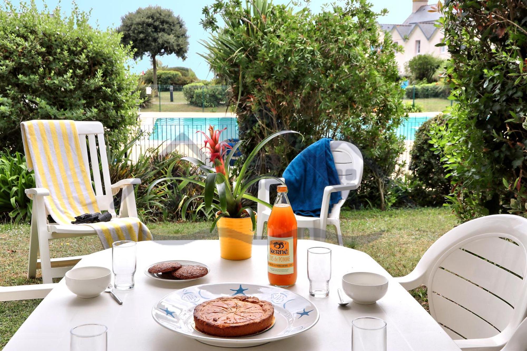 Localise - A06 - Entierement De Plain-Pied Avec Petite Vue Mer - Donnant Sur La Piscine Et Le Jardin - Wifi Inclus - Draps Inclus - Guilvinec Екстериор снимка